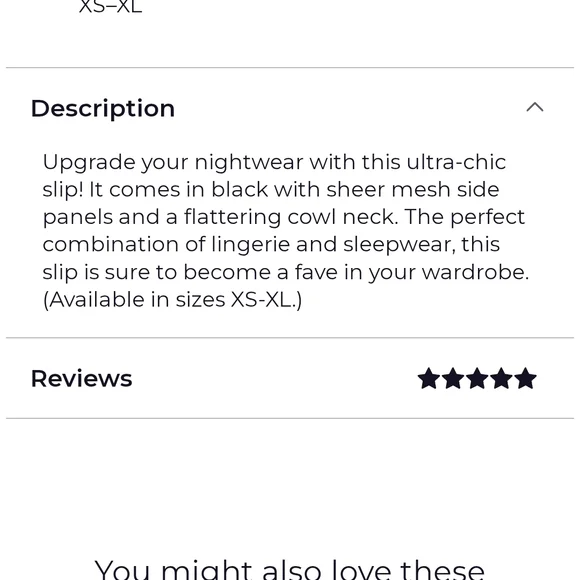 Adore Me Yellow Monika Sleep Slip. XL - Picture 6 of 7